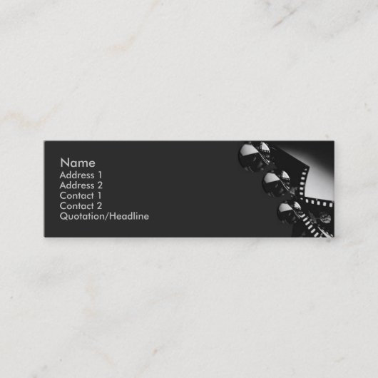 Mini Carte de visite vidéo (Devant)