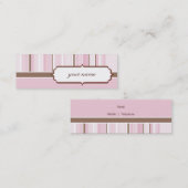 MINI CARTE DE VISITE :: vintage 4 (Devant / Derrière)