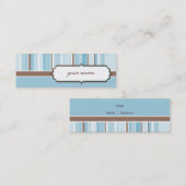 MINI CARTE DE VISITE :: vintage 5 (Devant / Derrière)