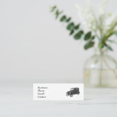 Mini Carte de visite - Voiture Classique (Debout devant)