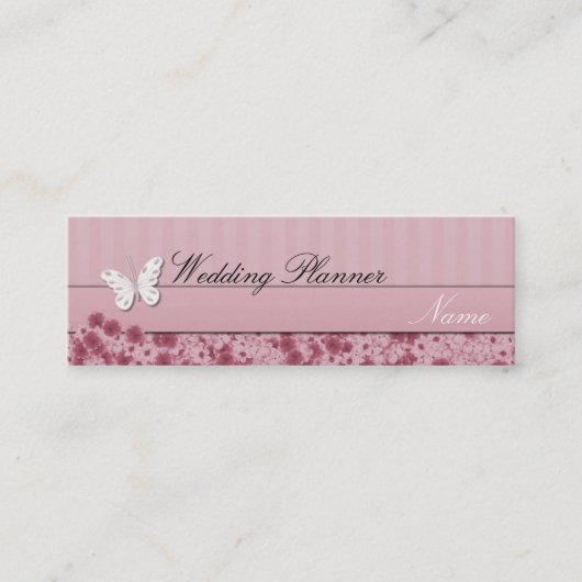 Mini Carte de visite wedding planner (Devant)