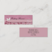 Mini Carte de visite wedding planner (Devant / Derrière)