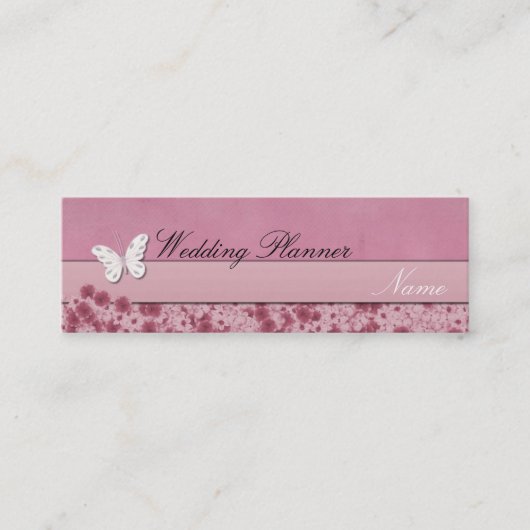 Mini Carte de visite wedding planner (Devant)