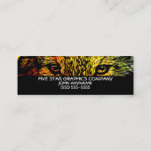 Mini Carte de visite Wolves Eyes (Dos)