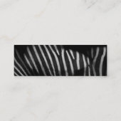 Mini Carte de visite Zebra Stripes (Dos)