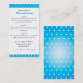 Mini carte d'instruction faciale (Devant / Derrière)