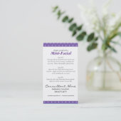 Mini carte d'instruction faciale (Debout devant)