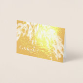 Mini carte Gold Foil (Devant)