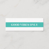 Mini carte "Good Vibes Only" (Devant)