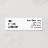 Mini carte "Good Vibes Only" (Dos)