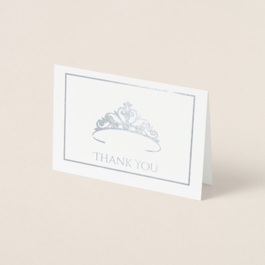 Mini carte Silver Foil Tiara (Devant)