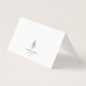 Mini cartes de Noël avec votre nom (Dos)