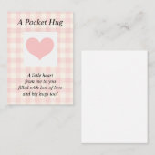 Mini Cartes de notes de poche (Devant / Derrière)