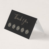 Mini Cartes de Remerciement Moderne Classique (Front)