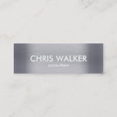 Mini cartes de texture métallique en titane (Dos)