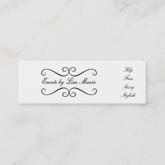 Mini cartes de visite (Devant)