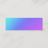 Mini Cartes de visite colorés (Dos)