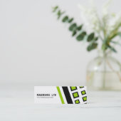 Mini cartes de visite de rétros carrés (Debout devant)