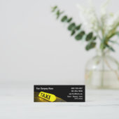 Mini cartes de visite de taxi (Debout devant)