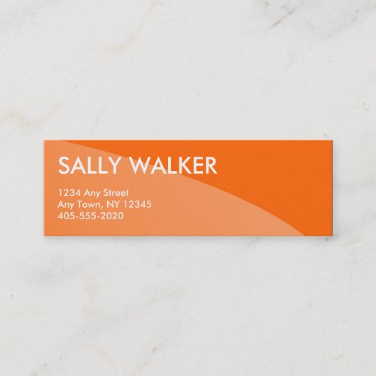 Mini cartes de visite modernes professionnels (Devant)