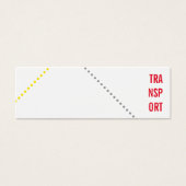 Mini-cartes de visite pour coursiers (Devant)