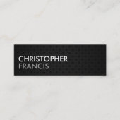 Mini cartes tungstène métallique à deux tons (Devant)