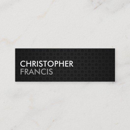 Mini cartes tungstène métallique à deux tons (Devant)