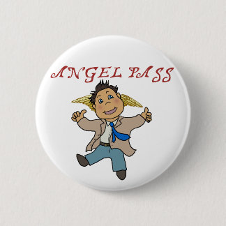 Mini Castiel Angel Ronde Button 5,7 Cm