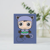 Mini Cat Woman Briefkaart (Staand voorkant)