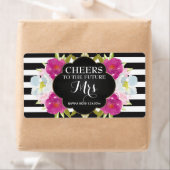 Mini Champagne Étiquette Fête des mariées Favorise (En situation)