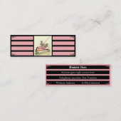 Mini Chevalier dans le carte de visite brillant (Devant / Derrière)