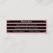 Mini Chevalier dans le carte de visite brillant (Dos)