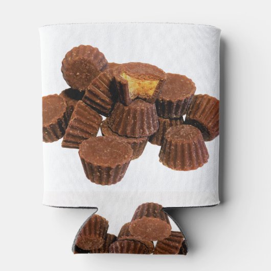 Mini Chocolade en Peanut-behandelingen Blikjeskoeler (Achterkant)