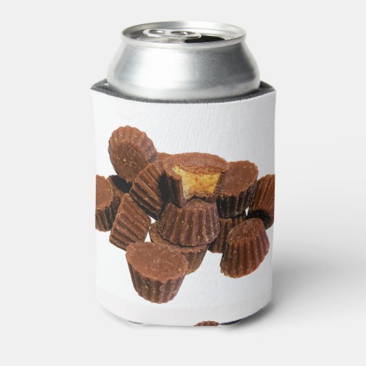 Mini Chocolade en Peanut-behandelingen Blikjeskoeler (Blikje Achterkant)