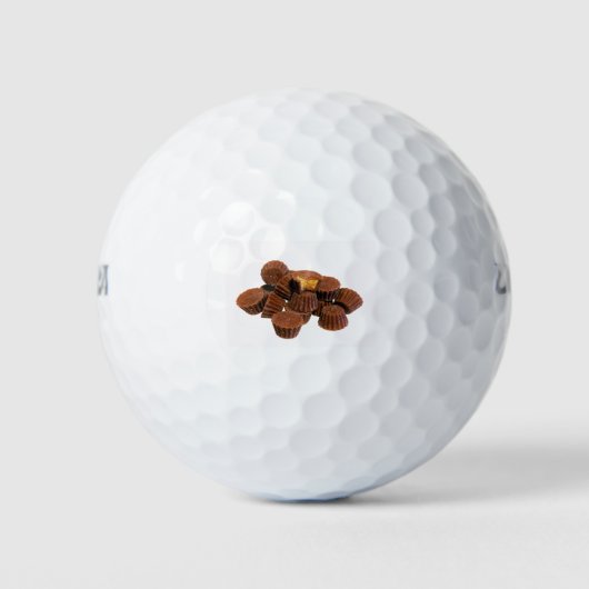 Mini Chocolade en Peanut-behandelingen Golfballen (Voorkant)