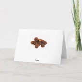 Mini Chocolat + Beurre d'arachide Carte avec texte (Dos)