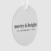 Mini-Christmas | Merry and Bright Simple White (devant)