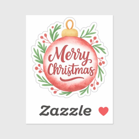 Mini Christmas Sticker Set – Festive Holiday Sayin (Feuille)