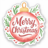Mini Christmas Sticker Set – Festive Holiday Sayin (Recto)