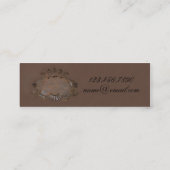 Mini Cimier ~ Carte de visite / Emblem Couronne royale (Dos)