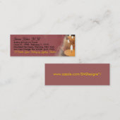 Mini Citation de bougie Personnalisable Carte de visite (Devant / Derrière)