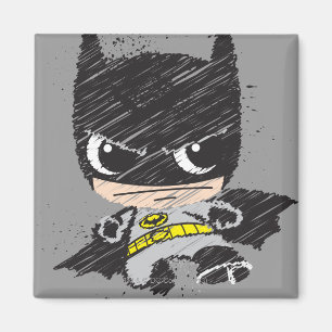 Mini Classic Batman Sketch Magneet