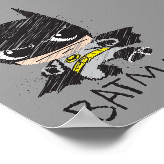 Mini Classic Batman Sketch Poster (Hoek)