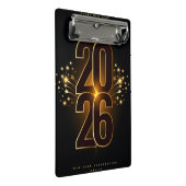 Mini Clipboard-Happy New Year 2026 Mini Klembord (Schuin)