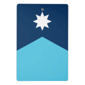 Mini clipboard with flag of Minnesota, USA Klembord (Achterkant)