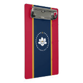 Mini clipboard with flag of Mississippi, USA Mini Klembord (Schuin)