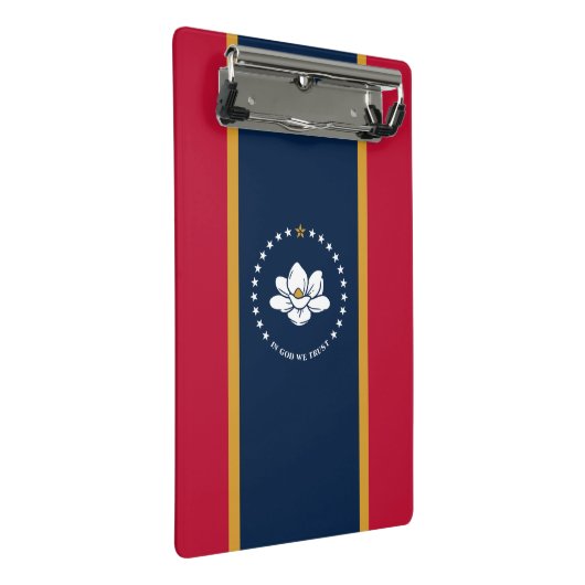 Mini clipboard with flag of Mississippi, USA Mini Klembord (Schuin)