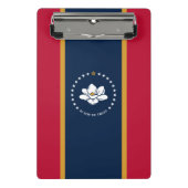 Mini clipboard with flag of Mississippi, USA Mini Klembord (Voorkant)