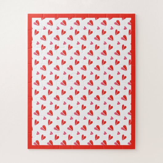 MINI COEURS 16"X20" Gros Pièces Puzzle (Vertical)