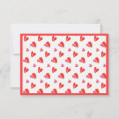 MINI COEURS 3,5x5 Carte Plate II / Horizontal (Devant)